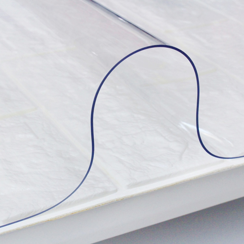 软玻璃透明PVC茶几桌布防水防烫防油免洗长方形塑料台布水晶版垫