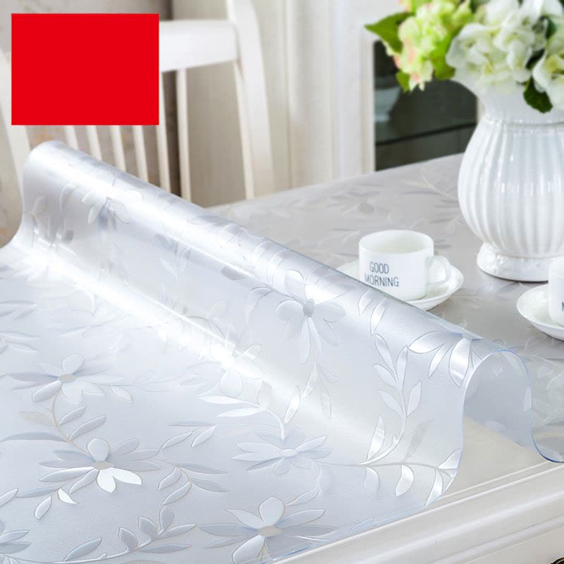 透明塑料正方形桌布防水防烫防油免洗歺桌垫胶垫加厚茶几垫子家用图片