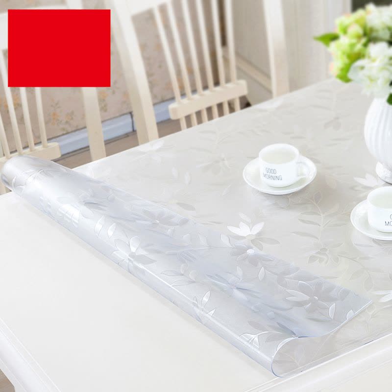 透明塑料正方形桌布防水防烫防油免洗歺桌垫胶垫加厚茶几垫子家用图片