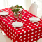 北欧新年防水桌布红色台布西餐方格正方形格子喜庆餐桌布布艺茶几