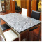 沃60*60正方形软玻璃透明PVC桌布防水圆桌桌子布环保餐桌布茶几桌 格中格1.5 90*90
