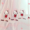 窗帘公主风韩式kt猫棉麻卡通儿童房女孩卧室飘窗遮光布成品凯蒂猫