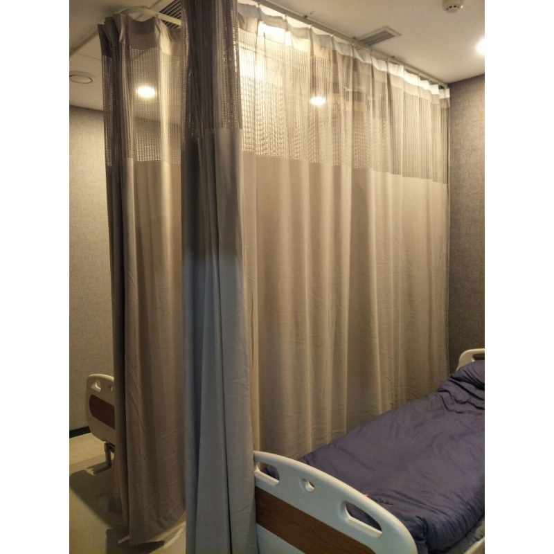 医用隔断帘医院床阻燃隔帘布美容院医院窗帘成品定制