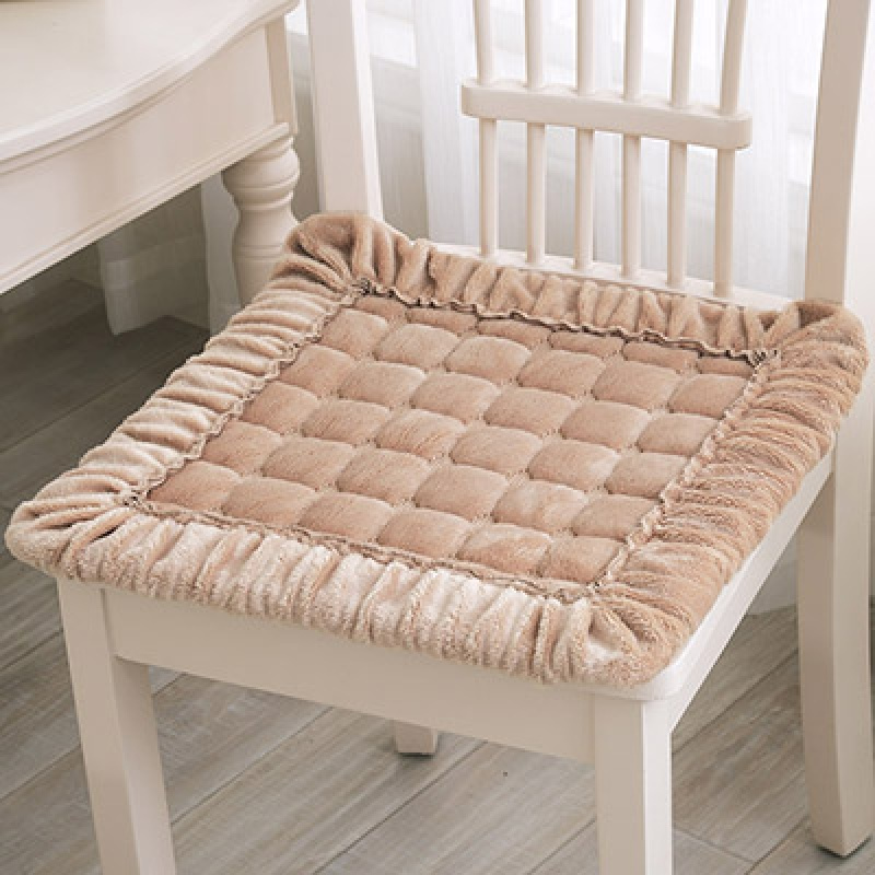 加厚冬天椅子垫毛绒坐垫保暖凳子垫餐椅垫网吧垫学生垫汽车垫防滑