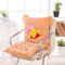 卡通连体坐垫椅垫餐椅办公室垫子靠背电脑椅加厚毛绒学生一体靠垫