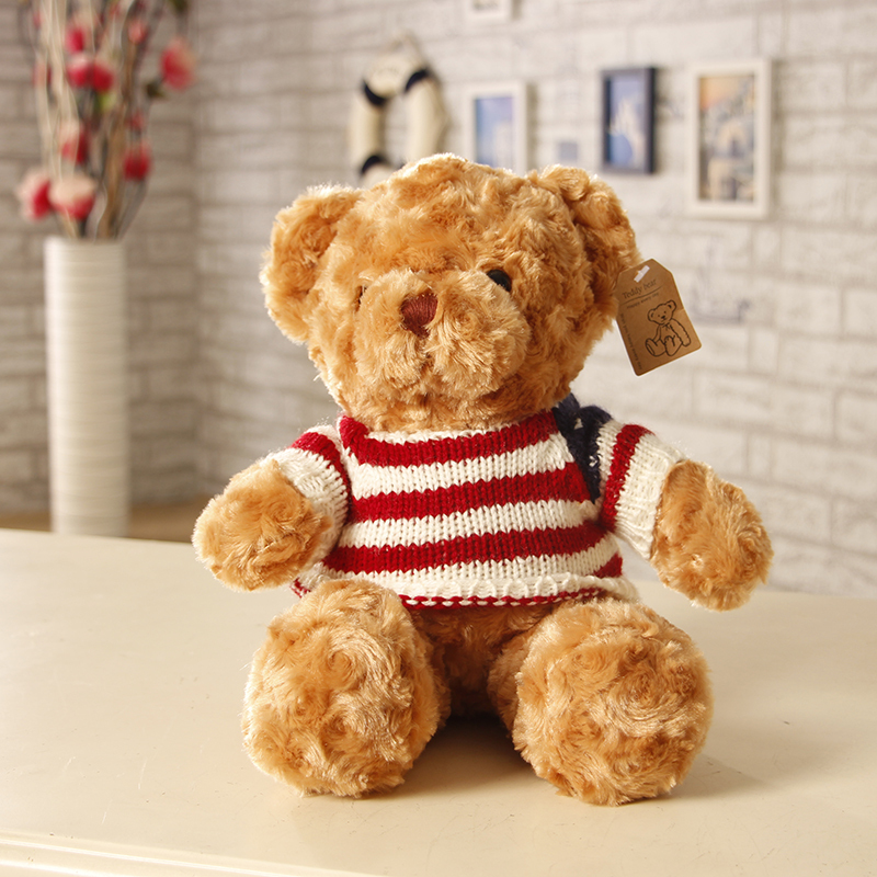 小熊布娃娃毛衣泰迪熊公仔毛绒玩具抱枕熊抱抱熊女生生日礼物