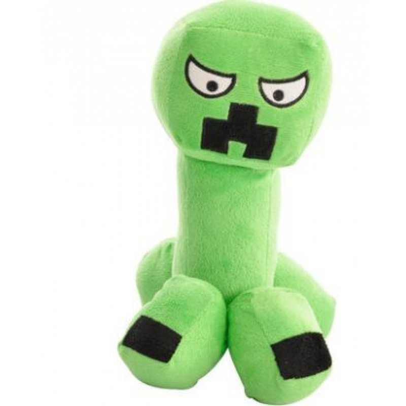 我的世界苦力怕公仔抱枕minecraft苦力怕抱枕jj怪玩偶毛绒玩具