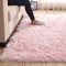 客厅沙发地毯茶几垫 婚房卧室床边满铺毯 防滑加厚可定制 粉色加厚 1.6×2.3米