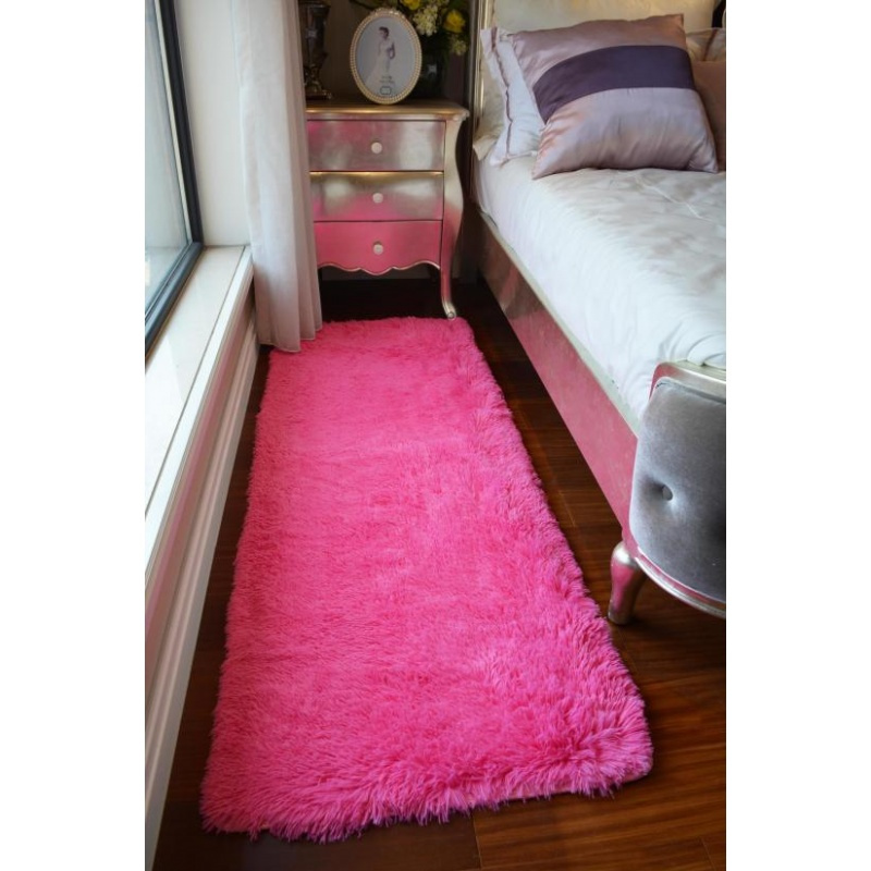 床前 床边 卧室地毯客厅茶几长方形家用满铺长毛地毯