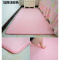 加厚可水洗珊瑚绒客厅茶几地毯卧室床边满铺地毯榻榻米地垫可定制 粉红色浅粉色加厚 100×200cm【送心形垫】