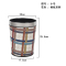 欧式创意家用皮革垃圾桶 时尚客厅厨房卫生间酒店办公无盖垃圾筒