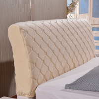 加厚床头罩床头套皮床 1.5m1.8m靠背罩保护套 弧形布艺夹棉防尘罩