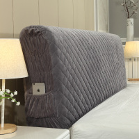 欧式全包床头罩床头套1.8m床防尘罩布艺保护套弧形公主风简约现代