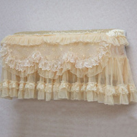 开机不取格力全包挂式空调罩壁式挂机蕾丝布艺空调套子防尘罩