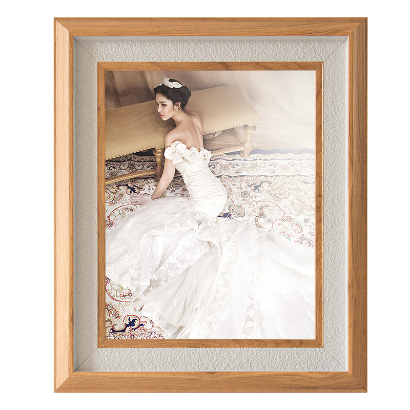 轻质树脂相框挂墙欧式a4 7 12 16 24 36寸婚纱照相框创意画框定做