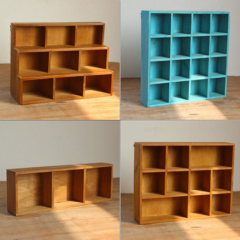 木格子服装店墙面装饰客厅墙面墙上装饰品复古木质壁挂壁饰墙饰