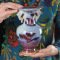 创意时尚瓷器工艺品花瓶钧瓷来福石台面家居博古架装饰办公桌摆件
