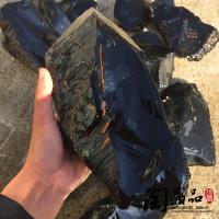 天然黑曜石原石摆件 黑曜石原矿原石毛料雕刻料 镇宅辟邪