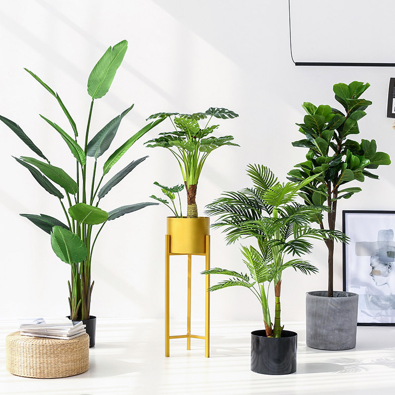 北欧仿真假树绿植物盆栽摆设塑料室内客厅大型家居落地装饰