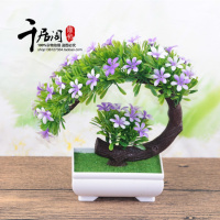 家居仿真花套装绿色植物盆景假花盆栽摆设客厅餐桌酒柜装饰品摆件