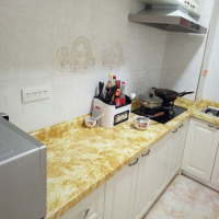 家具翻新大理石贴纸厨房防油贴纸橱柜灶台面贴膜自粘瓷砖