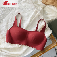 可莉允果冻条无痕内衣女无钢圈薄款大胸显小胸聚拢调整型收副乳文胸罩薄胸罩