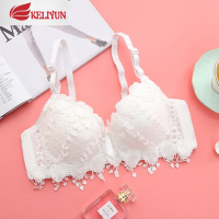 可莉允内衣女大码加厚文胸日系少女学生聚拢胸罩蕾丝性感可爱定型收副乳胸罩