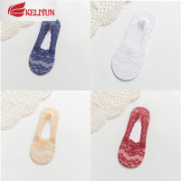 可莉允蕾丝袜子女花边日系船袜女夏季薄款防滑硅胶浅口隐形棉底冰丝袜丝袜