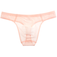 可莉允艾瑟氏潮男冰丝3D冲模无痕单丁超薄莱卡性感诱惑青年丁字内裤002C内裤