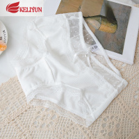 可莉允日系内裤女蝴蝶结甜美可爱性感拼接高腰包臀胖次透气舒适底裤少女内裤