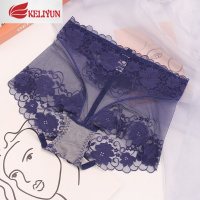 可莉允瑞姿莱诗夏季网纱款~轻薄透气性感蕾丝中高腰女士内裤棉裆三角裤内裤