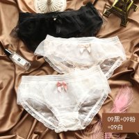 可莉允低腰女生女士少女性感内裤女蕾丝可爱魅惑性惑性憾诱惑骚日系内裤