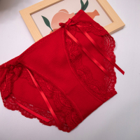 可莉允属牛年大红色结婚新婚棉新年红日系莫代尔棉三角裤本命年内裤内裤