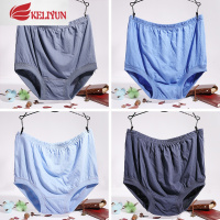 可莉允中老年人男士棉内裤老人棉三角内裤老人裤头爸爸爷爷短裤宽松内裤