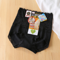 可莉允台湾收腹提臀内裤女高腰塑形蕾丝束腰收小肚子塑身中腰包臀薄款裤内裤