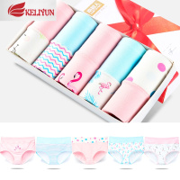 可莉允内裤女高腰棉裆5条装三角短裤头收腹提臀塑身产后棉裆大码女内裤