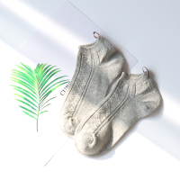 可莉允5双短袜男袜子毛线粗线民族风复古春季棉低帮短筒潮流韩版 船袜袜子