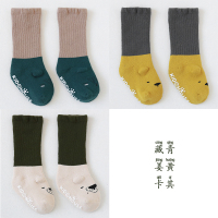 可莉允可爱1岁宝宝袜子棉中筒春秋婴幼儿袜冬加厚2男童刚出生婴儿袜子袜子