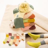 可莉允伽柏厚袜子女冬季加绒加厚保暖冬天秋冬棉学院风中筒袜女士棉袜袜子