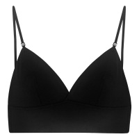 可莉允大露背隐形礼服挂脖露肩文胸薄款度假三角杯U型美背内衣女透气夏胸罩