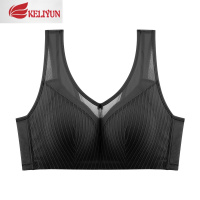 可莉允美佳美侬内衣女薄款大胸显小收副乳防下垂全罩杯无钢圈文胸M0107胸罩