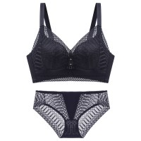 可莉允都市内衣红色女无钢圈小胸聚拢调整型收副乳上托胸罩无痕丽人文胸胸罩