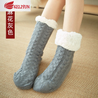 可莉允袜子女地板袜秋冬季加绒加厚月子冬天地毯超厚特厚大人保暖居家袜袜子
