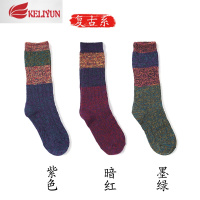 可莉允爱博堡堆堆袜女韩国秋冬季袜子女棉毛线袜粗线复古中筒棉袜女款袜子