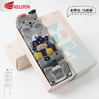 可莉允秋冬袜子女中筒秋天棉袜短款日系可爱卡通女生韩国学生少女中长款袜子