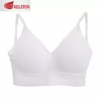 可莉允美背文胸内衣女小胸聚拢无钢圈薄款小吊带学生胸罩收副乳裹胸上衣抹胸
