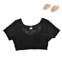 可莉允垫肩神器肩垫插片式抹胸衣无钢圈透气紧身背心式胸裹胸加高肩膀抹胸