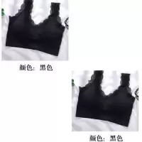 可莉允[80-200斤]本命红蕾丝美背抹胸内衣女裹胸聚拢运动学生背心大码抹胸