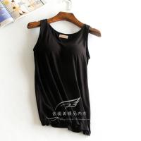 可莉允莫代尔背心内衣女带胸垫一体无钢圈吊带免文胸罩杯瑜伽内搭打底夏吊带