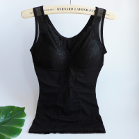 可莉允塑身保暖背心女免穿文胸内衣一体式大码收腹美体加大胖妹妹塑身衣吊带